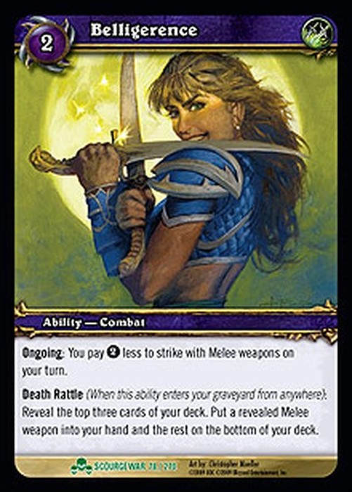 World of Warcraft TCG Belligerence