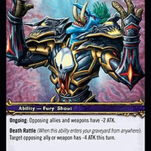 World of Warcraft TCG Debilitating Shout