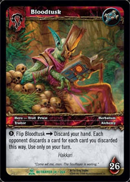 World of Warcraft TCG Bloodtusk