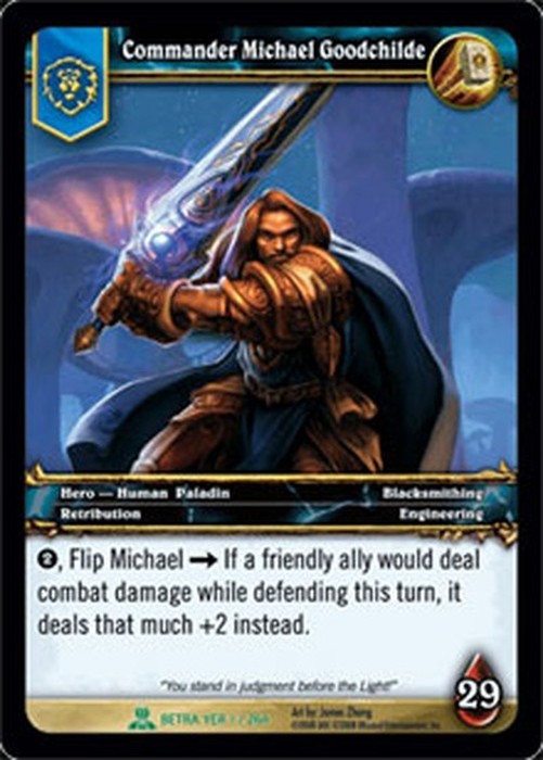 World of Warcraft TCG Commander Michael Goodchilde