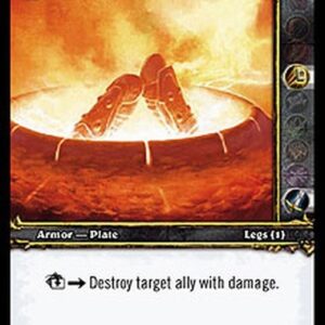 World of Warcraft TCG Legguards of the Shattered Hand