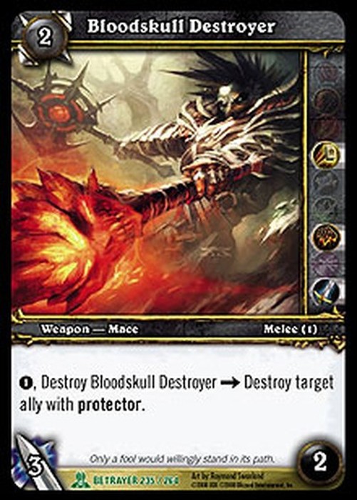 World of Warcraft TCG Bloodskull Destroyer