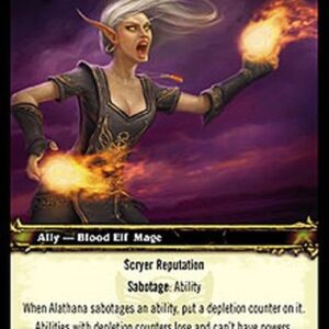 World of Warcraft TCG Arcanist Alathana