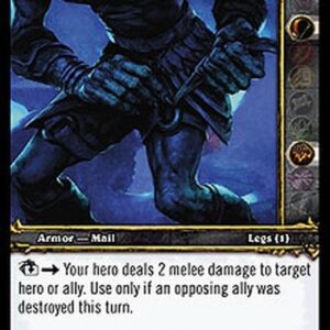 World of Warcraft TCG Barbaric Legstraps