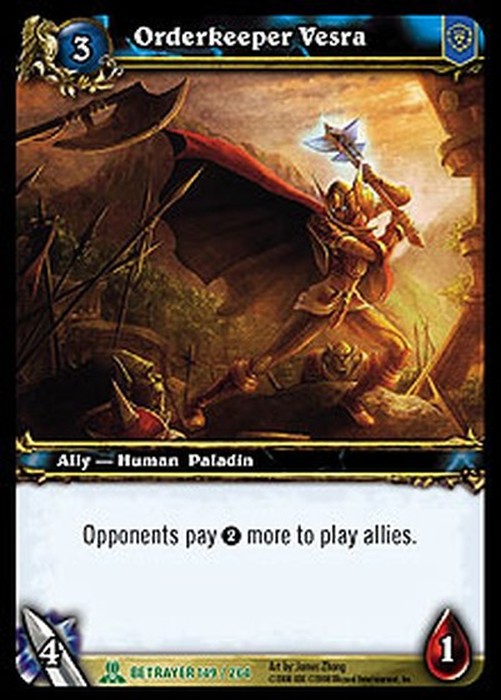 World of Warcraft TCG Orderkeeper Vesra
