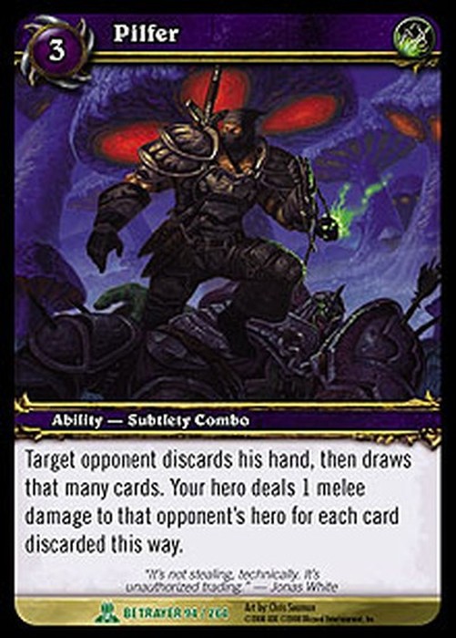 World of Warcraft TCG Pilfer