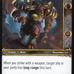 World of Warcraft TCG Pauldrons of Desolation