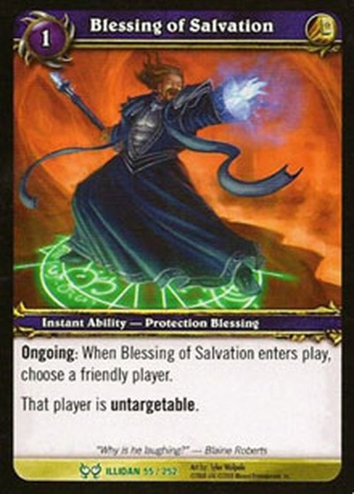 World of Warcraft TCG Blessing of Salvation