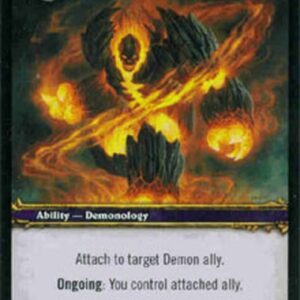 World of Warcraft TCG Enslave Demon Italian
