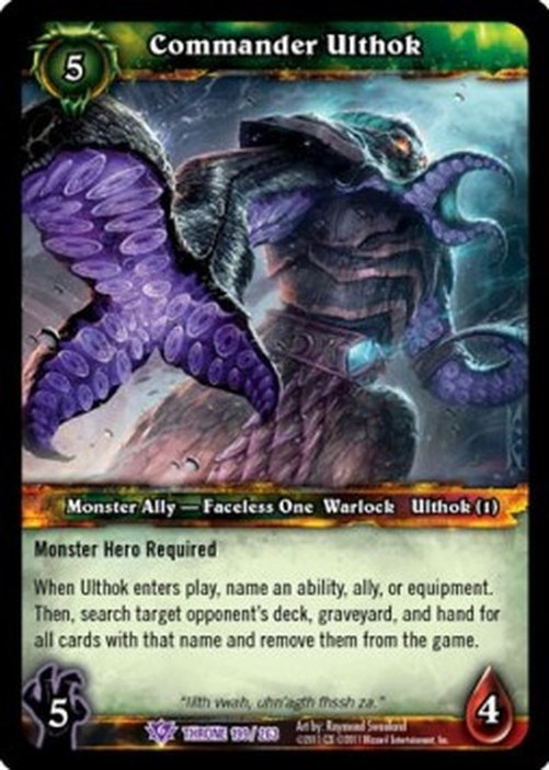 World of Warcraft TCG Commander Ulthok