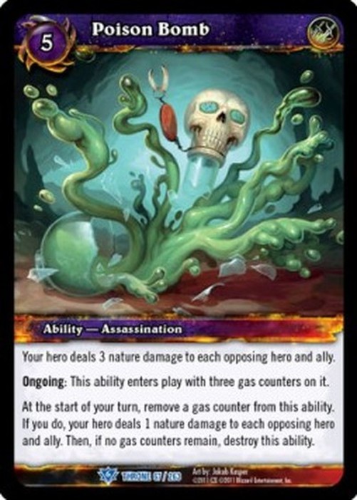 World of Warcraft TCG Poison Bomb
