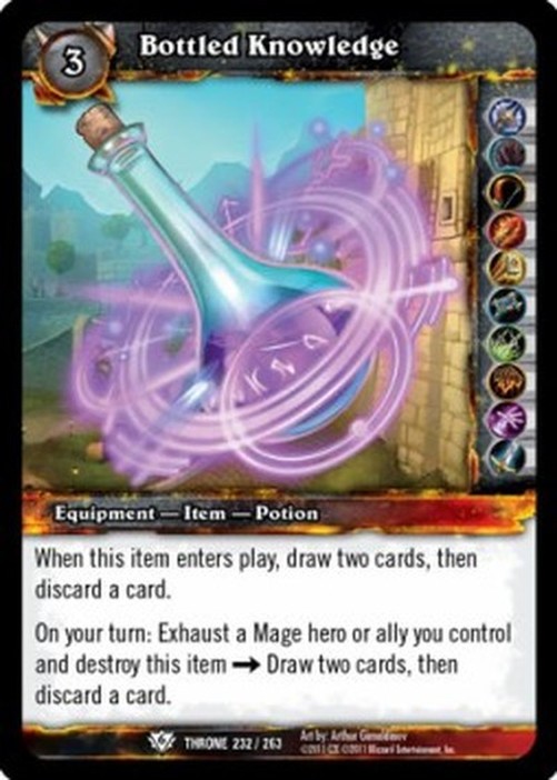 World of Warcraft TCG Bottled Knowledge