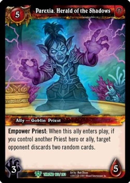 World of Warcraft TCG Parexia, Herald of the Shadows