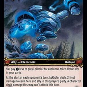 World of Warcraft TCG Lokholar the Ice Lord