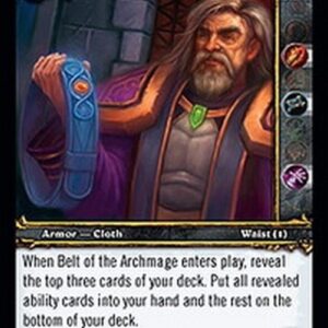 World of Warcraft TCG Belt of the Archmage