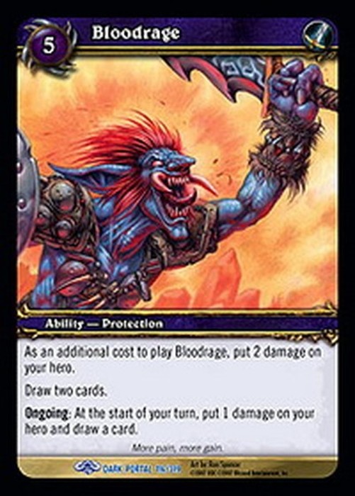 World of Warcraft TCG Bloodrage
