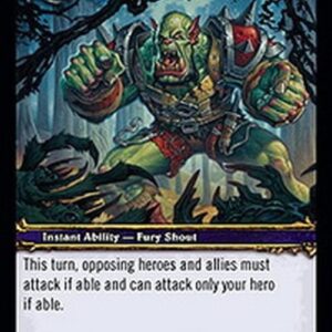 World of Warcraft TCG Challenging Shout
