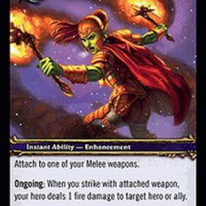 World of Warcraft TCG Flametongue Weapon