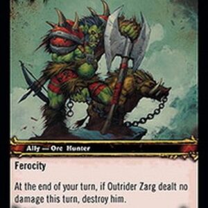 World of Warcraft TCG Outrider Zarg