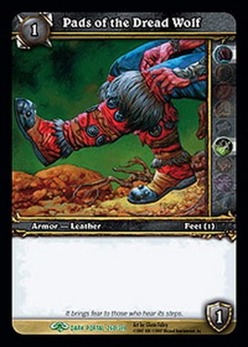 World of Warcraft TCG Pads of the Dread Wolf