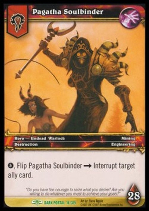 World of Warcraft TCG Pagatha Soulbinder (V.1)