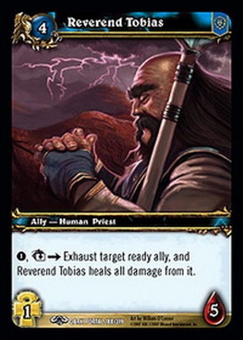 World of Warcraft TCG Reverend Tobias