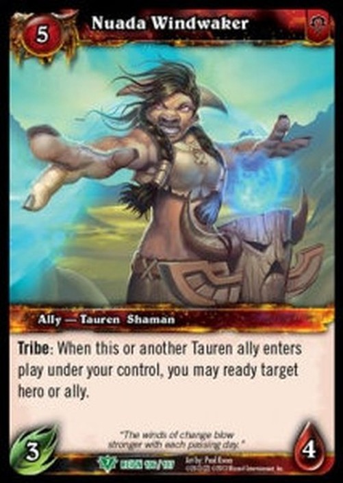 World of Warcraft TCG Nuada Windwalker