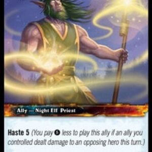 World of Warcraft TCG Ashenvale Acolyte