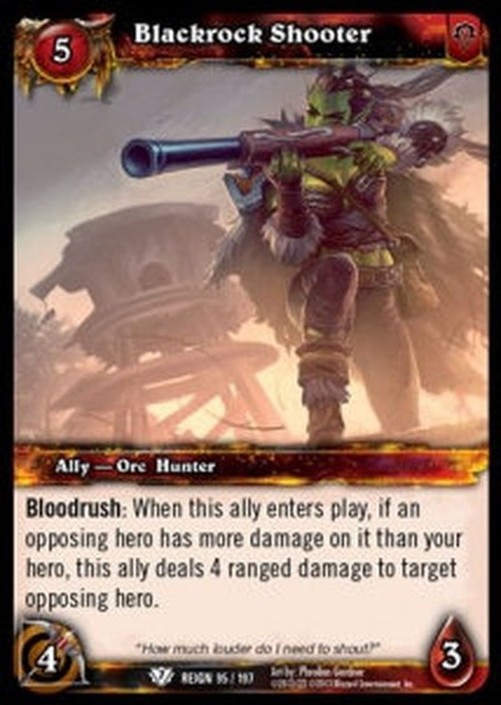 World of Warcraft TCG Blackrock Shooter