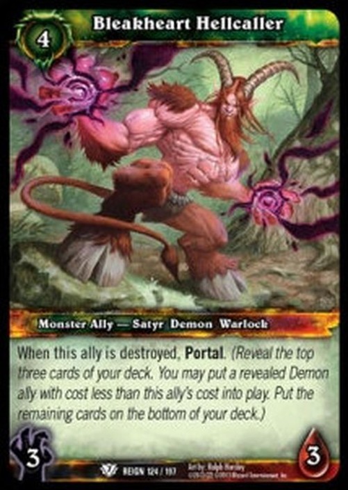 World of Warcraft TCG Bleakheart Hellcaller