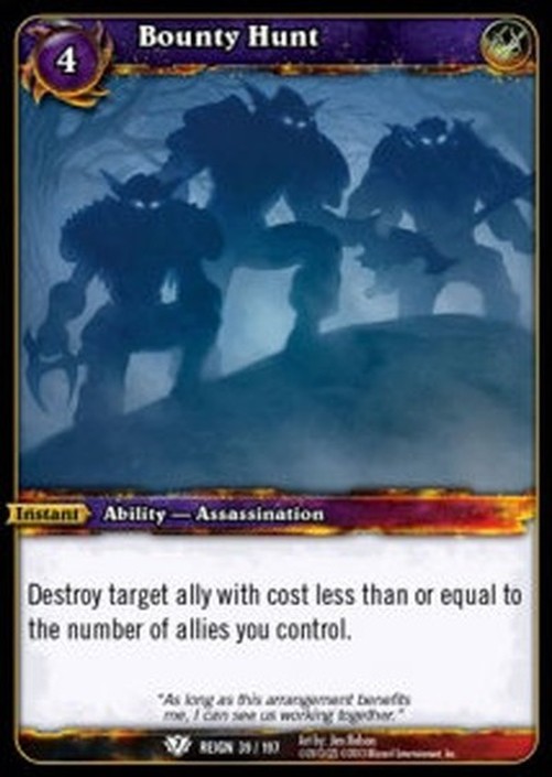World of Warcraft TCG Bounty Hunt