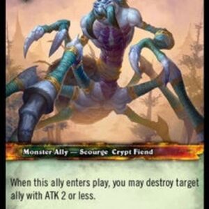 World of Warcraft TCG Cunning Crypt Fiend