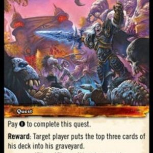 World of Warcraft TCG Path of the Damned Italian