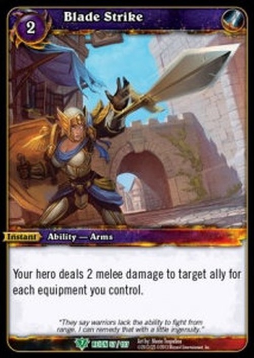 World of Warcraft TCG Blade Strike