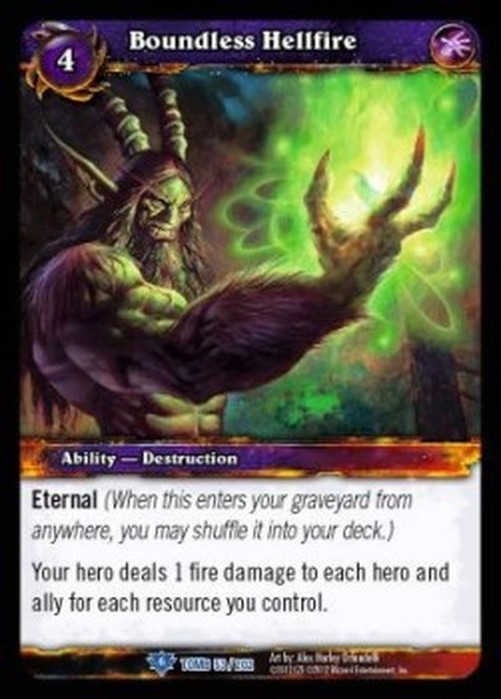 World of Warcraft TCG Boundless Hellfire