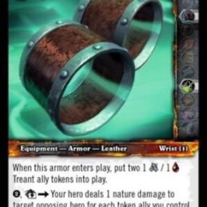 World of Warcraft TCG Poison Fang Bracers