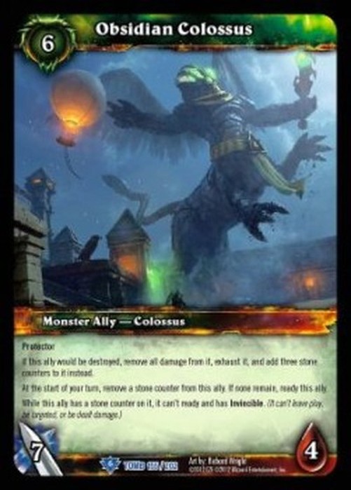 World of Warcraft TCG Obsidian Colossus