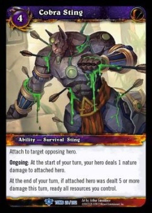 World of Warcraft TCG Cobra Sting