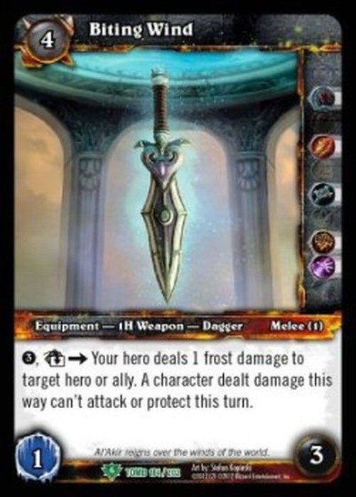World of Warcraft TCG Biting Wind