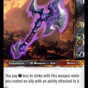 World of Warcraft TCG Obsidium Cleaver