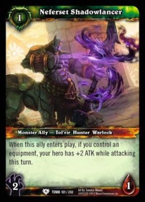 World of Warcraft TCG Neferset Shadowlancer