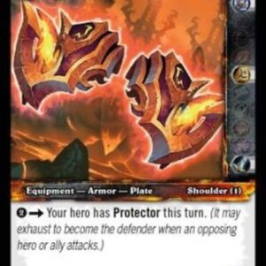 World of Warcraft TCG Pauldrons of Roaring Flame