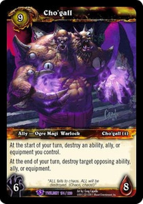 World of Warcraft TCG Cho'gall