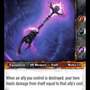 World of Warcraft TCG Chelley's Staff of Dark Mending