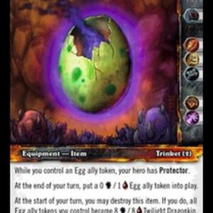 World of Warcraft TCG Corrupted Egg Shell
