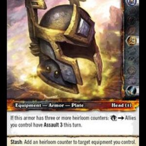 World of Warcraft TCG Polished Helm of Valor