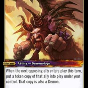 World of Warcraft TCG Demonic Corruption