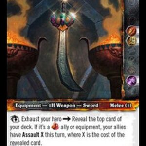 World of Warcraft TCG Blade of the Burning Sun