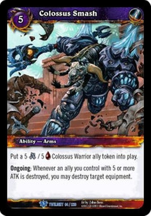 World of Warcraft TCG Colossus Smash