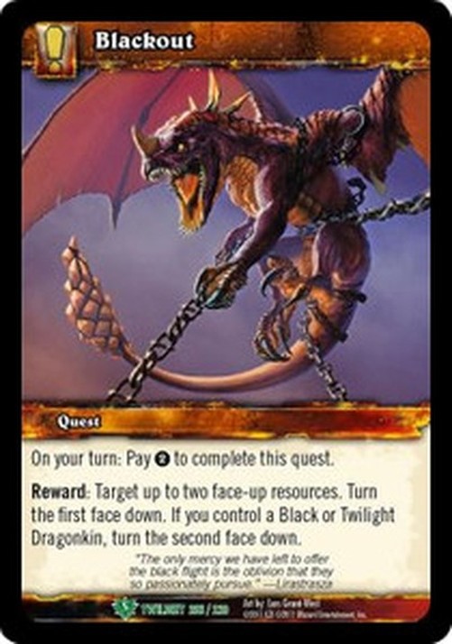 World of Warcraft TCG Blackout